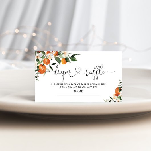 Kleine baby shower-luierkaartje informatiekaartje