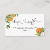 Kleine baby shower-luierkaartje informatiekaartje (Voorkant)