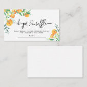 Kleine baby shower-luierkaartje informatiekaartje (Voorkant / Achterkant)