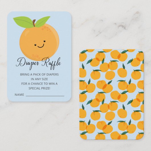 Kleine Baby shower met snijdsel Informatiekaartje (Voorkant / Achterkant)