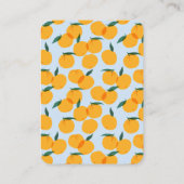 Kleine Baby shower met snijdsel Informatiekaartje (Achterkant)