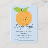 Kleine Baby shower met snijdsel Informatiekaartje (Voorkant)