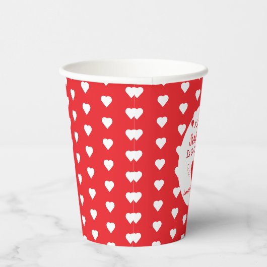 Kleine Baby shower Papieren Bekers (Rechts)