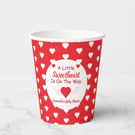 Kleine Baby shower Papieren Bekers (Voorkant)