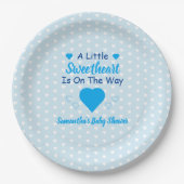 Kleine Baby shower Papieren Bordje (Voorkant)