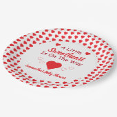 Kleine Baby shower Papieren Bordje (Gekanteld)