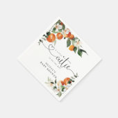 Kleine baby shower servet (Hoek)