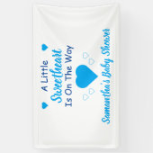 Kleine Baby shower Spandoek (Verticaal)