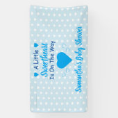 Kleine Baby shower Spandoek (Verticaal)