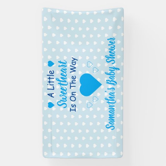 Kleine Baby shower Spandoek (Verticaal)