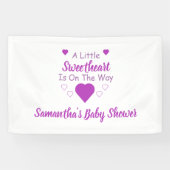 Kleine Baby shower Spandoek (Horizontaal)