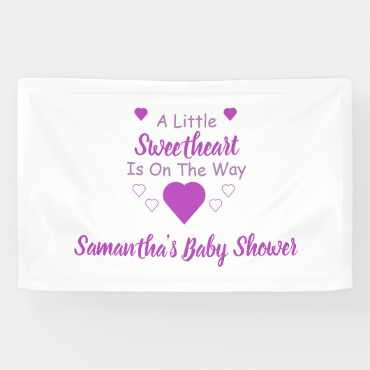 Kleine Baby shower Spandoek