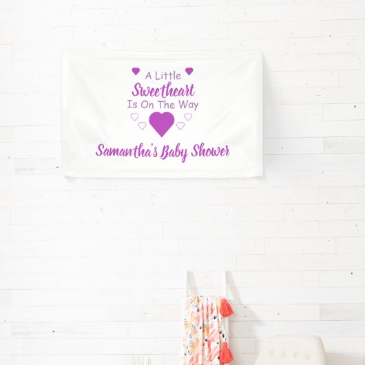 Kleine Baby shower Spandoek (Insitu)
