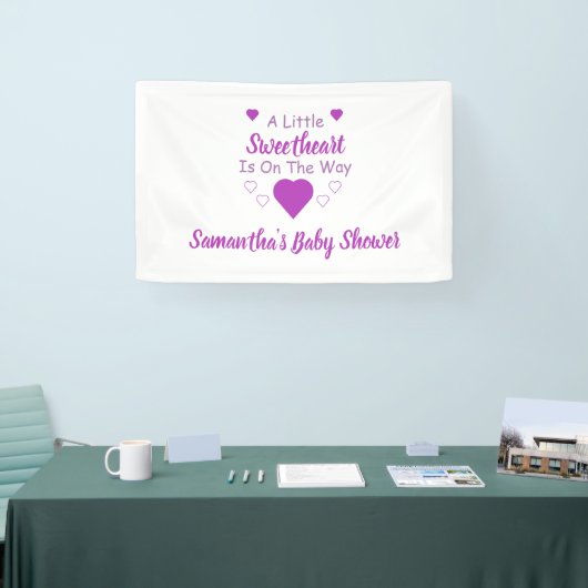 Kleine Baby shower Spandoek (Beurs)