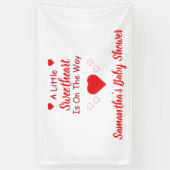 Kleine Baby shower Spandoek (Verticaal)