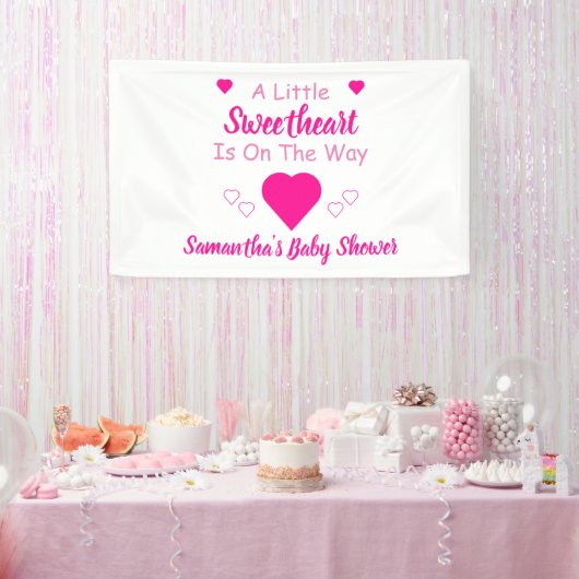 Kleine Baby shower Spandoek (Feest)