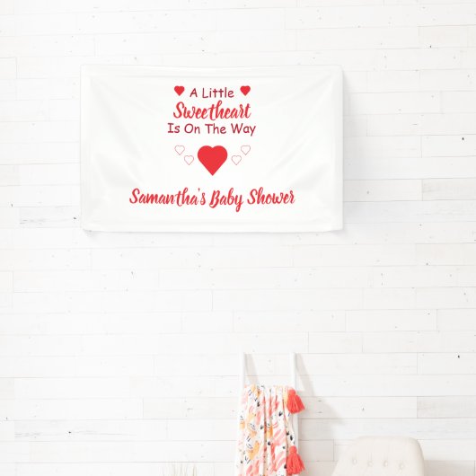 Kleine Baby shower Spandoek (Insitu)