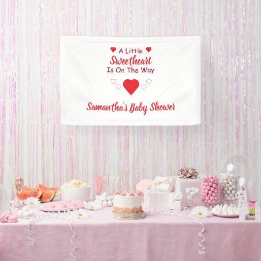 Kleine Baby shower Spandoek (Feest)