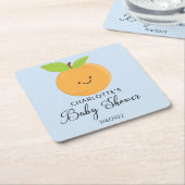 Kleine Baby shower Square Paper Onderzetter (Schuin)