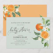 kleine baby shower uitnodiging (Voorkant / Achterkant)