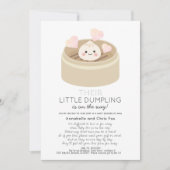 Kleine Baby shower van de Dumpling per post Kaart (Voorkant)