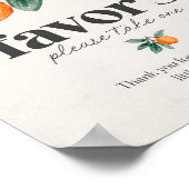 kleine baby shower voor voordeur poster (Hoek)