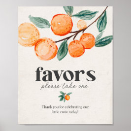 kleine baby shower voor voordeur poster