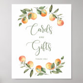 Kleine baby showers kaarten en cadeaubonborden poster (Voorkant)