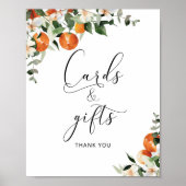 Kleine baby showers kaarten en cadeaubonborden poster (Voorkant)