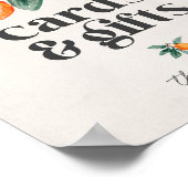 kleine baby showers kaartjes en cadeaubonnen poster (Hoek)