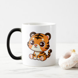Kleine Baby tijgerwelp zittend Magische Mok