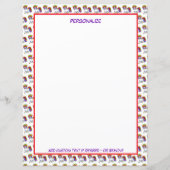 Kleine Baby unicorn regenboogkleur bevestigen (Voorkant)