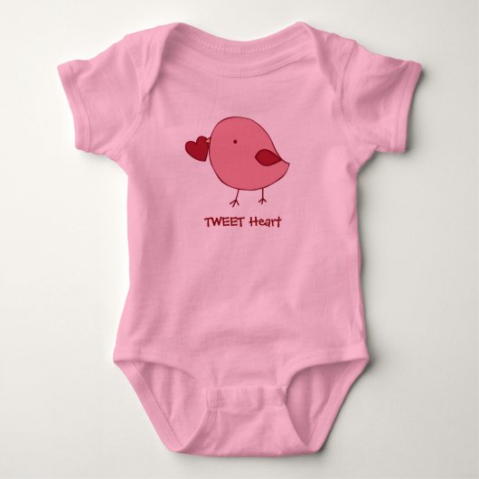 Kleine baby Valentijn Romper (Voorkant)