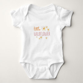 Kleine Baby van Baby van wilde bloemen Romper