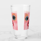 Kleine Baby Varken Glas Glimlach - Grappig (Links)