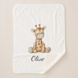 Kleine babydeken sherpa sherpa deken