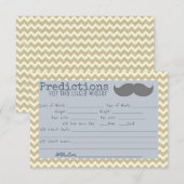 Kleine Babydouchevoorspellingen Kaart (Voorkant / Achterkant)