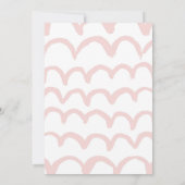 kleine babymeisjes - doucheuitnodigingen kaart (Achterkant)