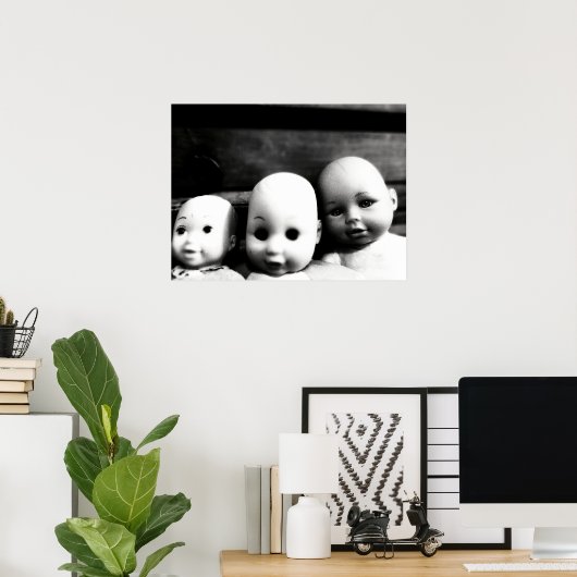 Kleine baby's. poster (Thuiskantoor)