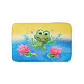 Kleine badmat Leap Frog ontwerp. (Voorkant)