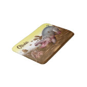 Kleine badmat Muddy Hippos (Gekanteld)