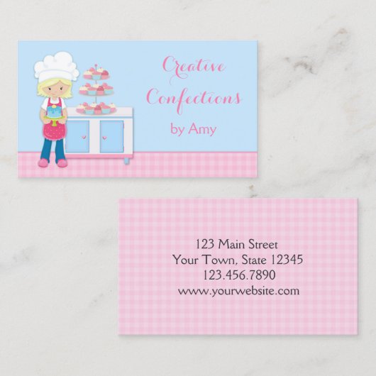 Kleine Baker, Bakkerij Visitekaartje (Voorkant / Achterkant)