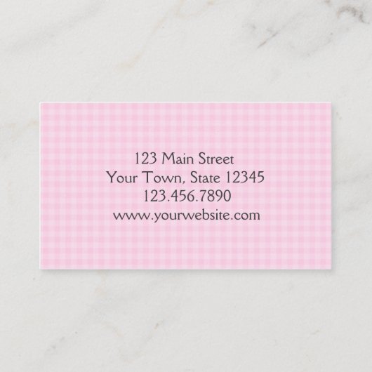 Kleine Baker, Bakkerij Visitekaartje (Achterkant)