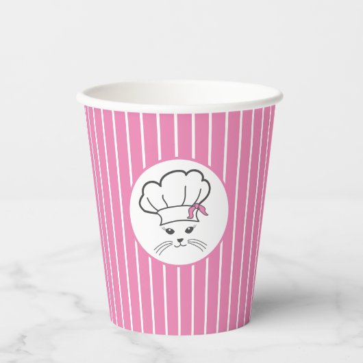  Kleine Baker Kat Papier Cups Papieren Bekers (Voorkant)