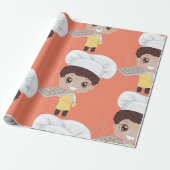 Kleine Bakker Cadeaupapier (Uitgerold)