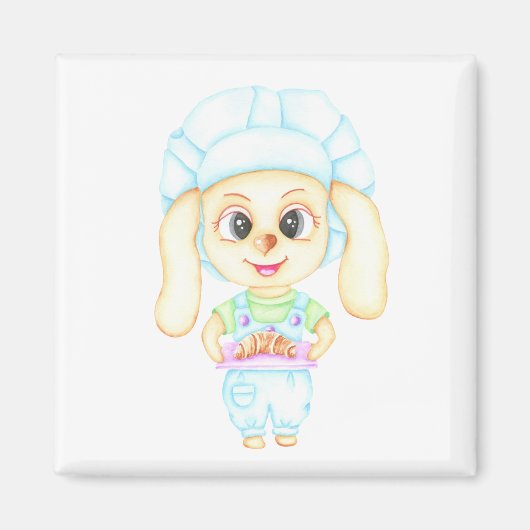 Kleine bakker magneet (Voorkant)