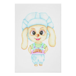 Kleine bakker perfect poster