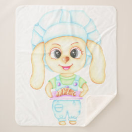 Kleine bakker sherpa deken