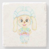 Kleine bakker stenen onderzetter (Voorkant)