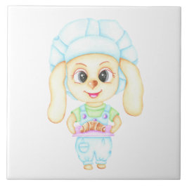 Kleine bakker tegeltje